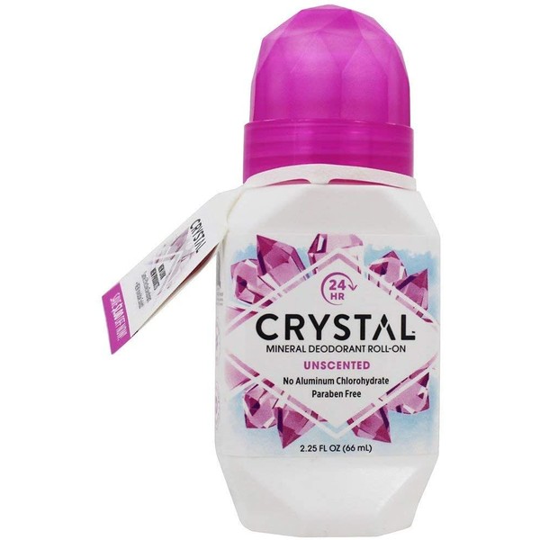 Crystal Body Deodorant Roll-On-2.25 oz, 2 pack