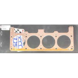 SCE Gaskets Cylinder Head Gasket, Pro Copper, 4.060 in Bore, 0.043 in Compression Thickness, Copper, Passenger Side, Small Block Mopar, Each
