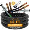 XaXmTee 12FT Semi Truck Air Lines Kit 3IN1 Trailer Cord