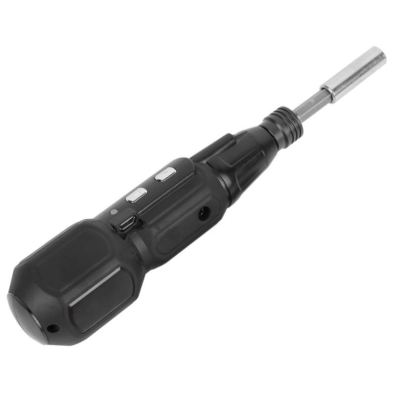 Cordless Electric Screwdriver with LED Light Alloy Steel 900mAh USB