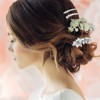 4 Pieces Rhinestone Bridal Hair Clip, Pearls Wedding Hair Pins