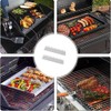 1 Pair Kabob Rack for Kebab Skewers,Grill Stick Rack Stainless
