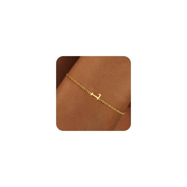 BAYLAY Christmas Gifts for Women Girls - Initial Bracelets for Women Girls Gifts, Letter J Initial Bracelet | Teen Girl Gifts for Teen Girls | Gold Bracelets for Women Girls Christmas Gifts