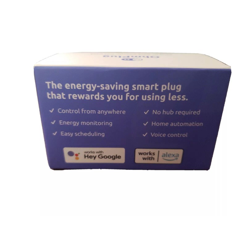 OhmConnect Smart Wi-Fi Plug Outlet with Energy Monitoring - OhmPlug