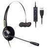 VoiceJoy Office Headset with USB Jack Business Noise Cancelling Headset