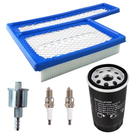 Toolyuan 140-3116 Air Filter 122-0836 Oil Filter Kit for Onan RV QG 5500 7000 Marquis Gold/RV QG HGJAA HGJAB HGJAC Marquis Platinum QG EFI Generators with Fuel Filter Spark Plug