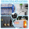 XHTTFDC Magnetic Cable Ties set,20 Magnetic Zip Tie Mounts with