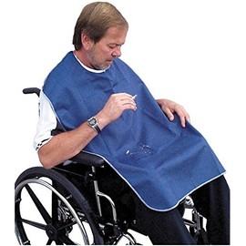 Kinsman Enterprises 81125 Fire-Retardant Smoker's Bib, Denim Blue Kermel, 24" Width, 36" Length