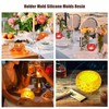 2Pcs Resin Candle Holder Mold Irregular Shape Design Deformable Practical