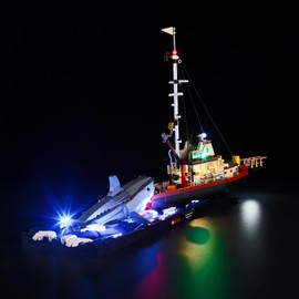 LIGHTAILING Light for 21350 Jaws - Led Lighting Kit Compatible with Building Blocks Model - NOT Included The Model Set