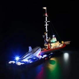 LIGHTAILING Light for 21350 Jaws - Led Lighting Kit Compatible with Building Blocks Model - NOT Included The Model Set