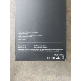 Waterless Scent Diffuser 11.20 In- 800 Sq Ft Coverage -Black - 5 Scents Included