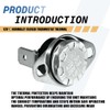 KSD201 120 Normally Closed Thermostat Thermal Fuse Temperature Control Switch