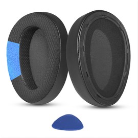 TaiZiChangQin Ersatz-Ohrpolster, kompatibel mit Hifiman Arya Edition X Edition XS HE1000se HE1000 V2 Jade II Kopfhörern (nicht für Ananda BT), Ohrpolster aus Netzstoff, Schwarz