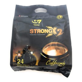 Trung Nguyen G7 3-in-1 Strong X2 Instant Premium Vietnamese Coffee, Coffeemix 24 Sachets x 25g (600g)