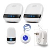 LIOTOIN Caregiver Pager Wireless Alert System - 2 Call Buttons,