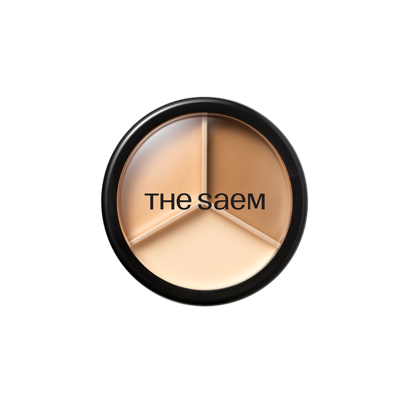 The Saem Cover Perfection Triple Pot Concealer 7colors / 더샘