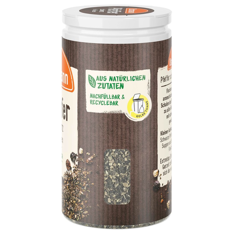 Ostmann Spices - Black Pepper Flakes | Coarse Pepper for