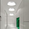 HOREVO Bathroom Ceiling Light with Remote Control with Bluetooth Speaker,