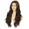 Ebingoo + Wig Cap 26 Inch Burgundy Lace Front Wigs