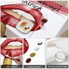 Swono Decorative Rectangle Table Cloth Sexy Lips, Lip Rouge On