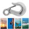 Durable Stainless Steel Clevis Slip Hook with Safety Latch Rowing