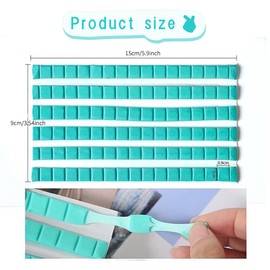 Gueiddi Reusable Nail Art Clay, Nail Glue Clay DIY Professional Fake Nail Tips Sticky Manicure Tool, Nail Art Plastic, Manicure, Non Sticky Hand Clay Nail Fixing Gel