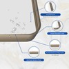 WEER 24x32 Inch Bronze Bathroom Mirror - Brushed Bronze Frame