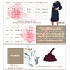 SUFEINI Maternity Mommy Robes with Matching Swaddle Blanket Set, Maternity