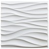Art3d 19.7" x 19.7" (Pack Of 12) Wall Panel Wavy,