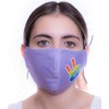 Headmost Comfymask 3 Layer Large Fabric Facemask: Water Repellent, Washable,