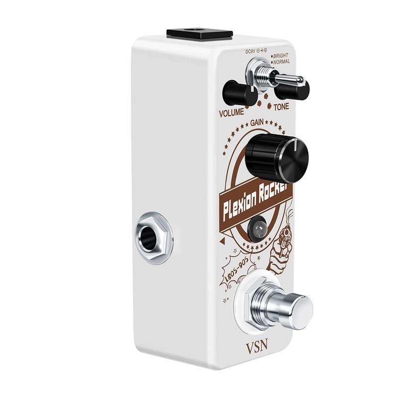 VSN Distortion Pedal Plexion Effect Pedal for Guitar Bass Distortion