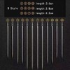 XINGSUI 24 Pcs Automatic Threading Needles, 12 Blind Needles for