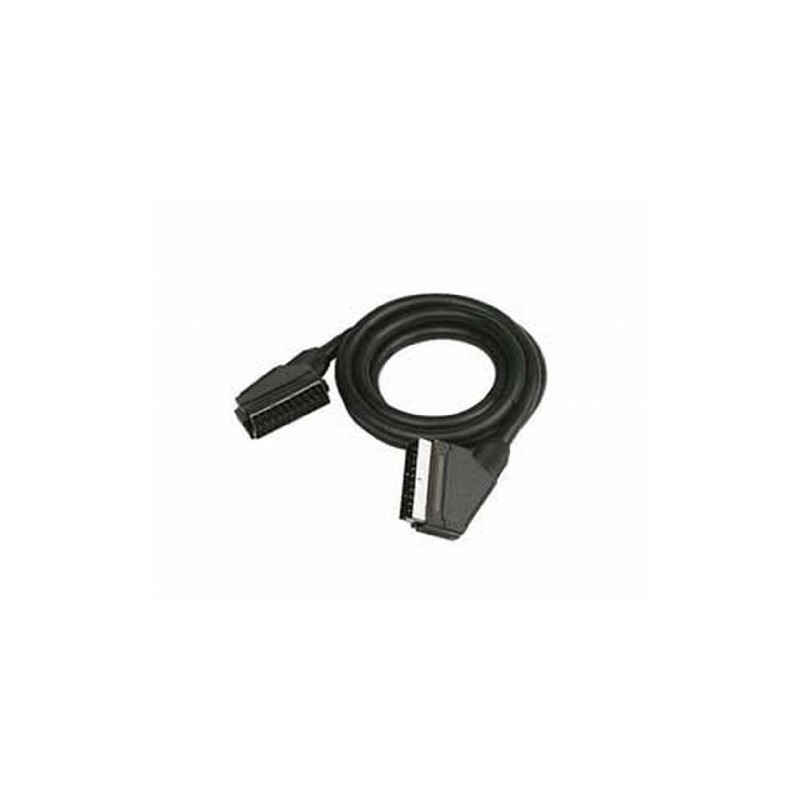 kenable Scart Plug to 2 x Male Cable Splitter Y