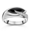 MATERIA by Matthias Wagner Women's Ring Drop 925 Silver with