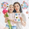 Engrowtic 24 Sets Mother's Day Craft Kit Flower Bee Wreath