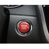 iJDMTOY Gloss Red Keyless Engine Push Start Button Cover Compatible