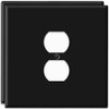 (2 Pack) Jumbo 2-Gang Duplex Outlet Cover Plate – Oversized