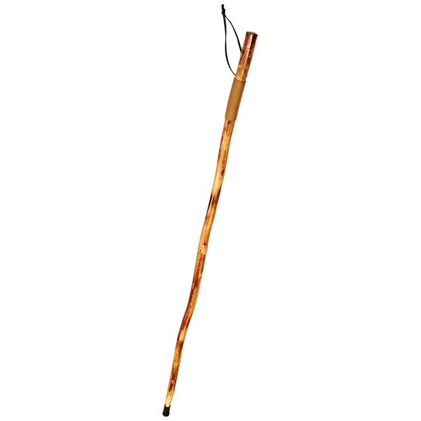 SE Survivor Series Hand Carved Wolf Hiking Stick, 55" - WS626-55RW