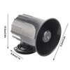 Electric Sound Horn Loud Speaker Truck Warehouse Alarm Siren Support
