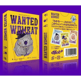 Mob+ Wanted Wonbat (2-5 Players, 1-15 Minutes, 6+ Years) Board Game