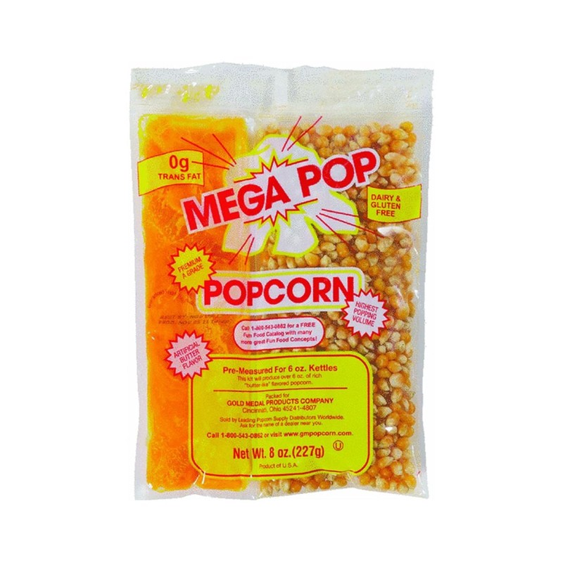 Gold Medal 2611432 Gold Medal Mega Pop Popcorn Butter 8
