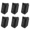 TA-VIGOR 6pcs 5 Pins Universal Power Window Switch, Momentary Electric