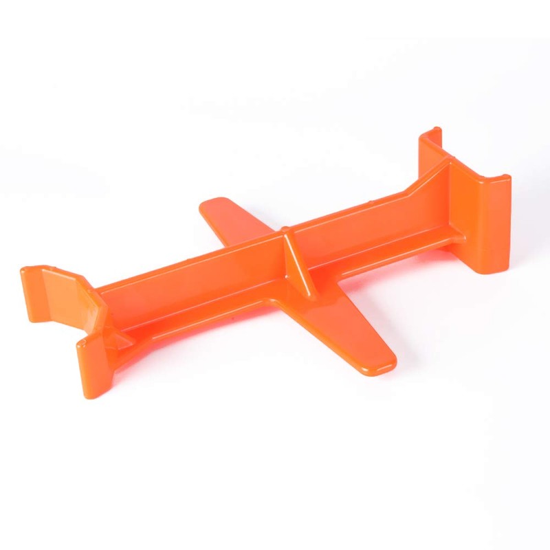 MOTO4U - Soporte para horquilla de bicicleta (25 cm), Anaranjado