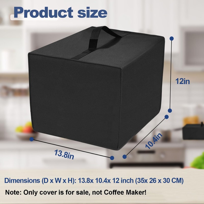 NUENSS-ROR - Funda protectora para cafetera Black+Decker, resistente al agua,