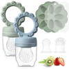 Olabocio Baby Fruit Feeder with Mini Freezer Tray, 2 Pack