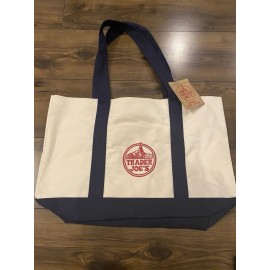 Joe's Jeans NEW Trader Joe's Logo Canvas Shopping Bag Cotton & Polyester Reusable