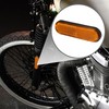 Partuto 4pcs 3.98"x1.18" Universal Reflector - Oval Motorcycle Bike Safety