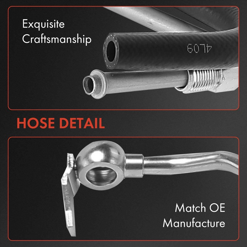 A-Premium Power Steering Pressure & Return Hoses Line Assembly Compatible