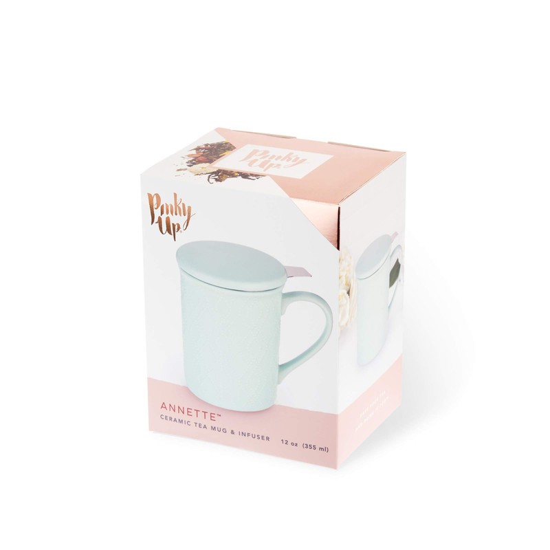 Pinky Up Annette Souk Taza de té de cerámica e